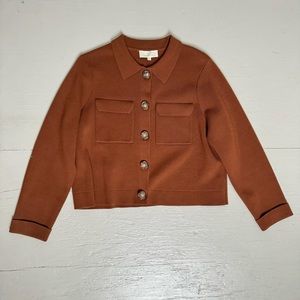 Sezane Betty Cardigan in Camel
